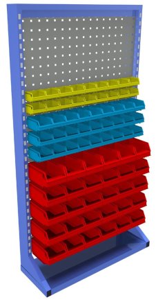 Panel stacjonarny jednostronny z wyposażeniem PSZ_13_A_VAR_2