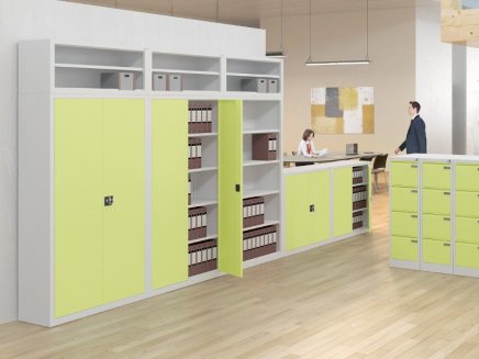 Szafa metalowa na dokumenty SBM 802 M 810 x 800 x 435 mm - 5