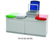 Zestaw koszy na śmieci ekomoduł 800x300 (różne warianty)