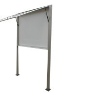 Witryna jednoskrzydłowa dwustronna HO60 z rozpórkami - 54 x A4