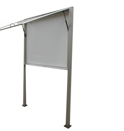 Witryna jednoskrzydłowa dwustronna HO60 z rozpórkami - 54 x A4