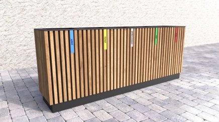 Kosz do segregacji odpadów Lamela V - 3