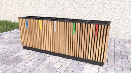 Kosz do segregacji odpadów Lamela V - 2