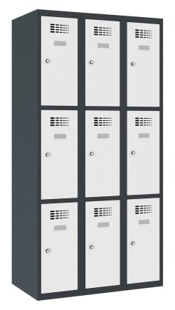 Szafka BHP pracownicza metalowa Sus 333 szer. 900 mm