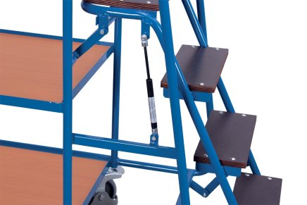 Wózek podnoszący ze stopniami, 3 półki - 2