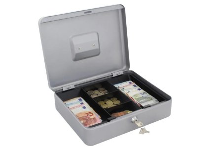 Kasetka do kasy fiskalnej Homestar Cash 4 srebrna - 2