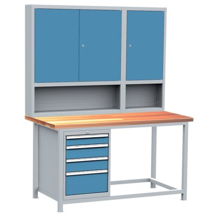Stół warsztatowy z kontenerkami, zestaw DPJ 106