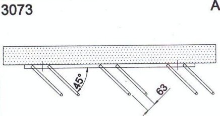 Stojak na trzy rowery 3073 - 1
