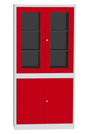 Szafka ze szklanymi i pełnymi drzwiami Kovos SPS K1A - 4