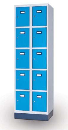 Szafka metalowa z dziesięcioma drzwiami XS60-18 - 3