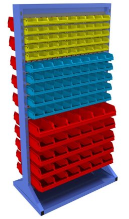 Panel stacjonarny dwustronny z wyposażeniem PSZ_23_A_VAR_2