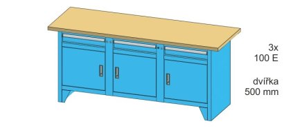 Stół warsztatowy PS 2-3 - 2