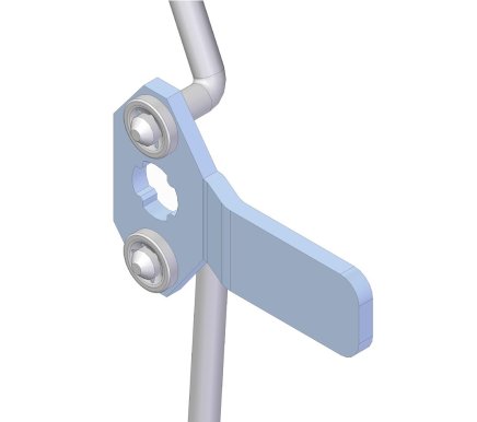 Zamek trzypunktowy do szaf POLAK PZ3