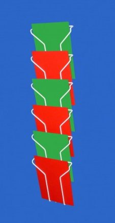 Wiszący stojak na broszury w formacie A4