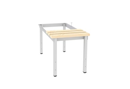 Podstawa z ławką economy z regulowanymi nogami P413 W drewno