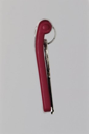 Brelok KEY CLIP - kolor czerwony - 2