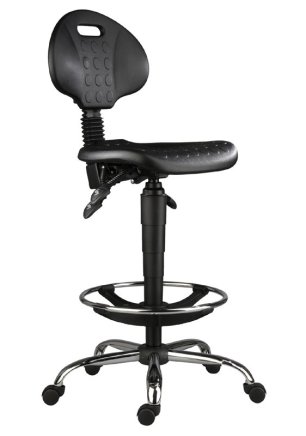 Krzesło warsztatowe typ 1290 PU ASYN - 4