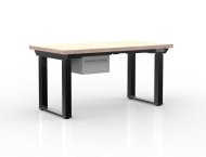 Stół do pakowania  z regulacją wysokości z kontenerkiem z 1 szufladą 24111931