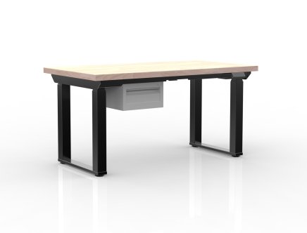 Stół do pakowania  z regulacją wysokości z kontenerkiem z 1 szufladą 24111931