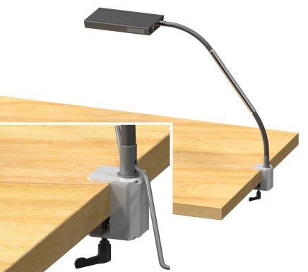 Uchwyt do lampy (przytwierdzany do blatu) EKU8 - 2