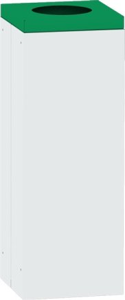 Kwadratowy kosz na śmieci ze zdejmowaną pokrywą 1821 - 4