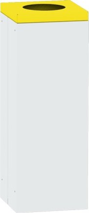 Kwadratowy kosz na śmieci ze zdejmowaną pokrywą 1821