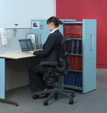 Kontenerek biurowy "Towers" BTW4B4S - 2