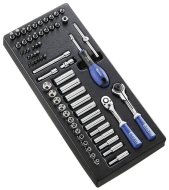 Zestaw 1/4".z kluczami grzechotkowymi