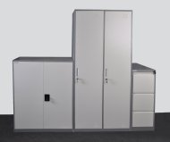 Zestaw szaf biurowych AC02A_HDG_HDK