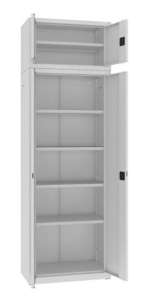 Metalowa szafa aktowa SBM 202 M z nadstawką SBM 402 M - 2