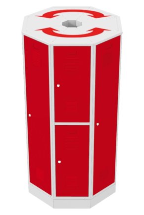 Zestaw szaf obrotowych RAS P1A - 2