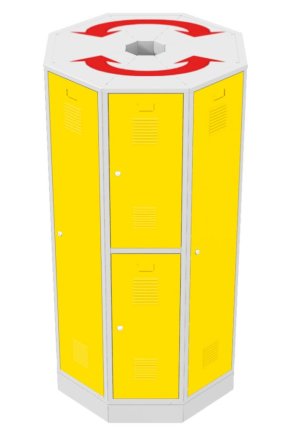 Zestaw szaf obrotowych RAS P1A