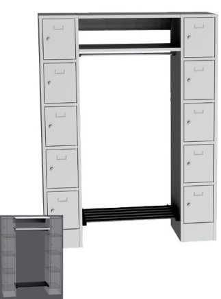 Zestaw do garderoby Kovos OTS 80A - 2