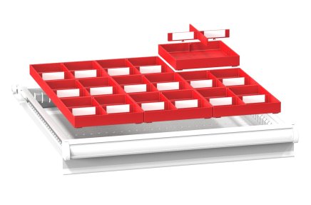 Plastikowa przegroda do szuflad ZA 27 x 27D