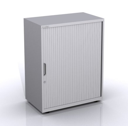 Szafka na dokumenty z drzwiami roletowymi SYT08/3