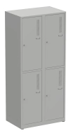 Szafka pracownicza BHP jasnoszara A82424W.2.09.2.4