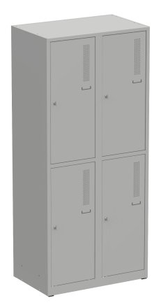 Szafka pracownicza BHP jasnoszara A82424W.2.09.2.4