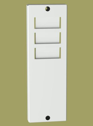 Organizer na karty identyfikacyjne (3 przegródki)