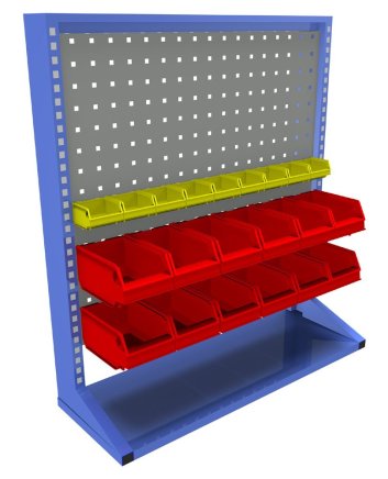 Panel stacjonarny jednostronny z wyposażeniem PSZ_11_A_VAR_4