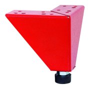 Stopki z poziomowaniem, 4 szt., RAL 3000, wysokość 100 mm