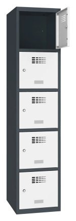 Szafka metalowa Sus 415 W, szerokość 400 mm - 2