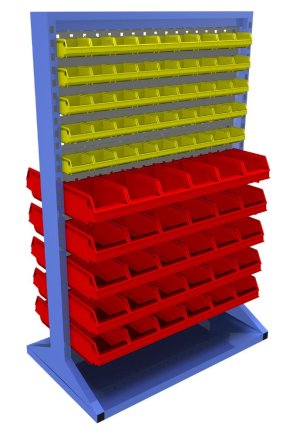 Stacjonarny panel dwustronny z wyposażeniem PSZ_22_A_VAR_2