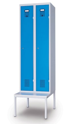 Szafa dwudrzwiowa z ławką XS62B-17 - 4