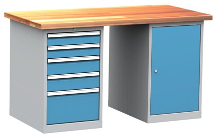 Stół warsztatowy z kontenerkami Kovos DPS 105