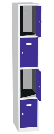 Szafka metalowa z zamykanymi schowkami typ A8134 - 5