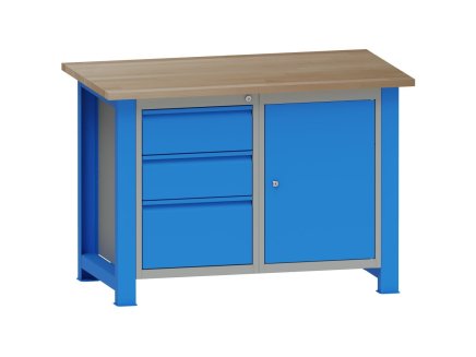 Stół warsztatowy z kontenerkami SD41224