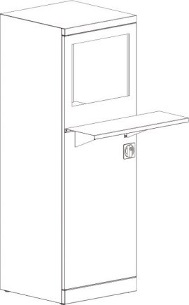 Szafka komputerowa SmK 2 - 2