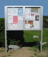 Witryna dwuskrzydłowa dwustronna DML80, głębokość 80 mm (2 modele)