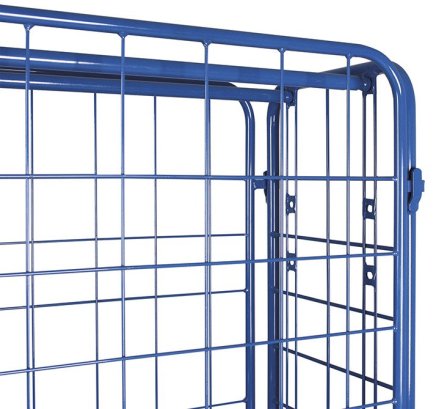 Wózek paczkowy 4 ściany z siatki sw-800.403 - 2