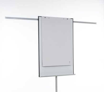 Flipchart Aveli, mobilny, z wysuwanymi szynami - 1